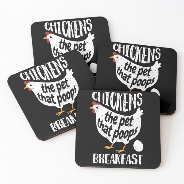 Item preview, Chickens - Egg - Pet poops Breakfast - Gift designed and sold by Halfstone.