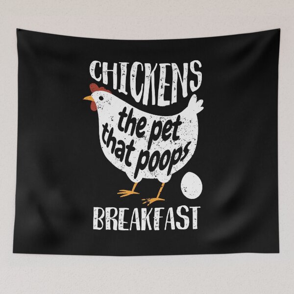Item preview, Chickens - Egg - Pet poops Breakfast - Gift designed and sold by Halfstone.
