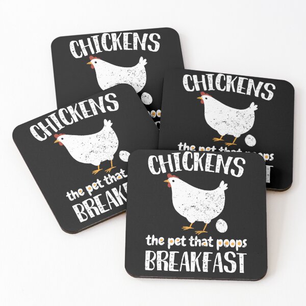 Item preview, Chickens - Egg - Pet poops Breakfast - Gift designed and sold by Halfstone.