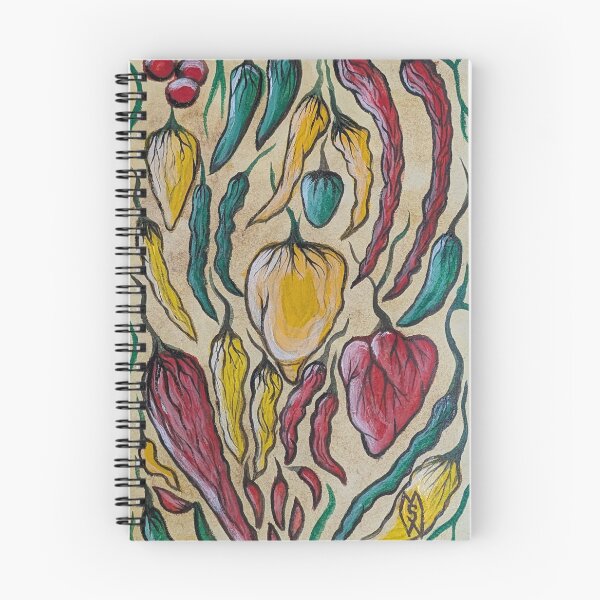 Item preview, Hot peppers study  designed and sold by Matt Starr Fine Art .