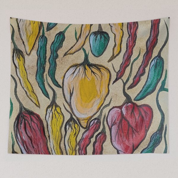 Item preview, Hot peppers study  designed and sold by Matt Starr Fine Art .