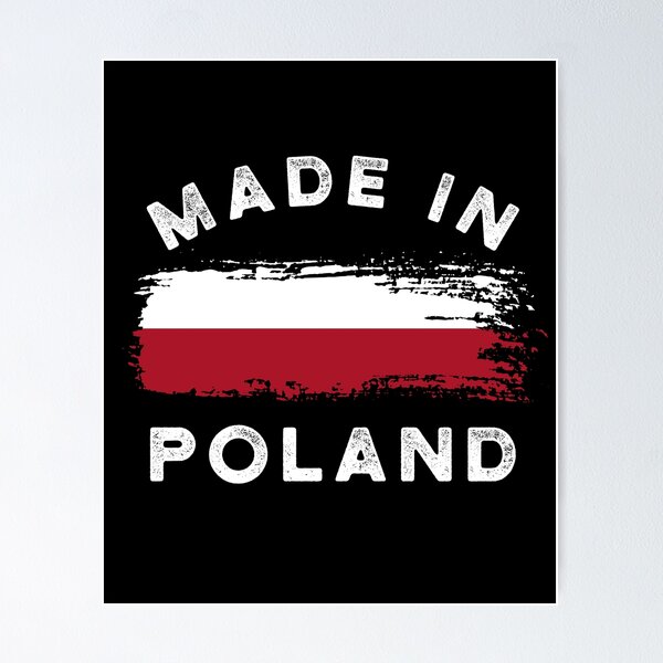 Item preview, Made in Poland - Poland Flag designed and sold by Halfstone.