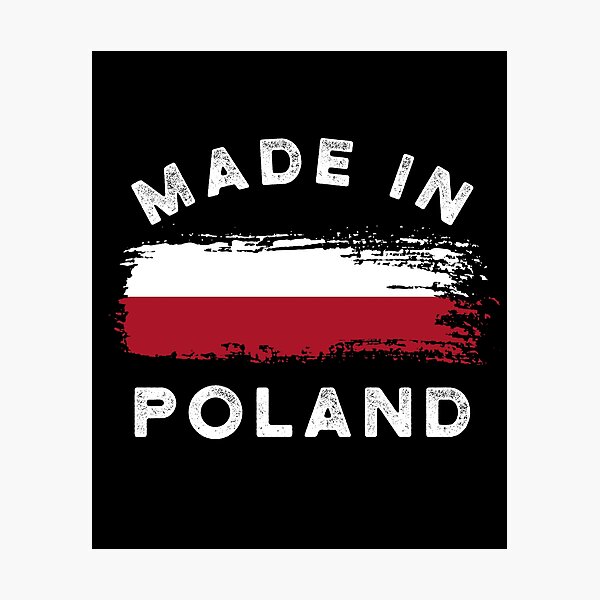 Item preview, Made in Poland - Poland Flag designed and sold by Halfstone.