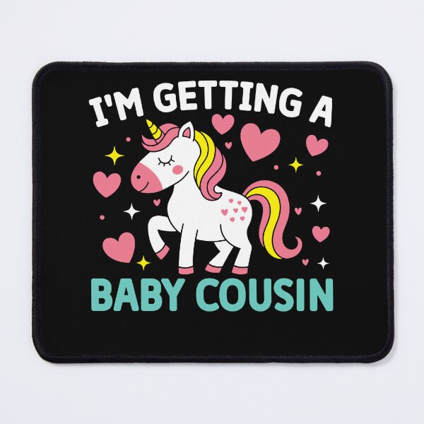 Item preview, Baby Cousin Announcement Cute Unicorn designed and sold by KroghDs.