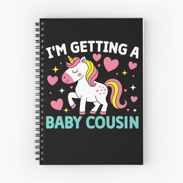 Item preview, Baby Cousin Announcement Cute Unicorn designed and sold by KroghDs.