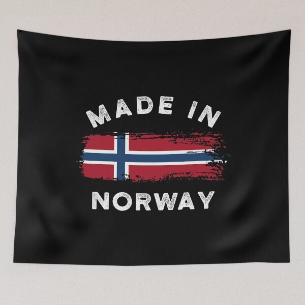 Item preview, Made in Norway - Norway Flag designed and sold by Halfstone.