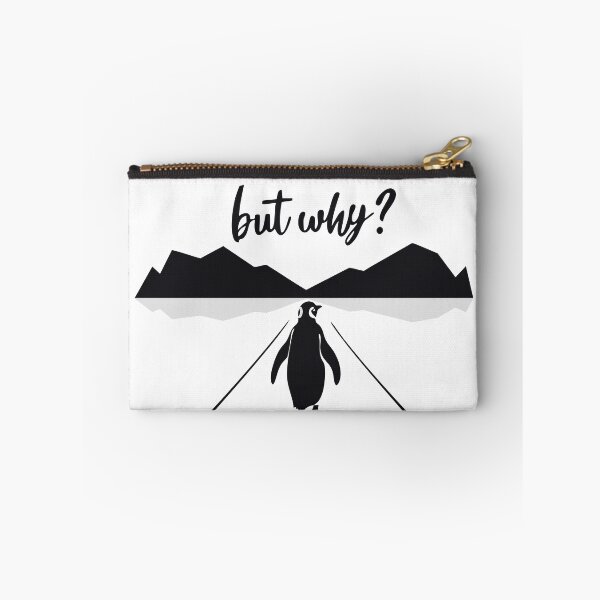Item preview, But Why? – Minimalist Penguin Illustration designed and sold by BrightNook.