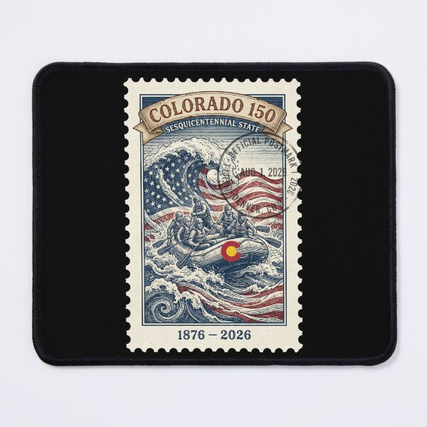 Item preview, Colorado Whitewater Rafting 150th - Adventure River Stamp designed and sold by G350.