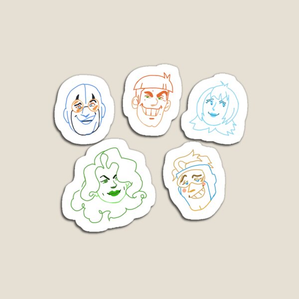 Item preview, JLI 5 Sticker Set designed and sold by randaljimmy.