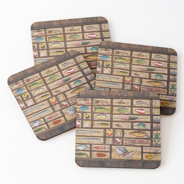 Item preview, Fishing Lures Collection in wooden display case  designed and sold by Matt Starr Fine Art .
