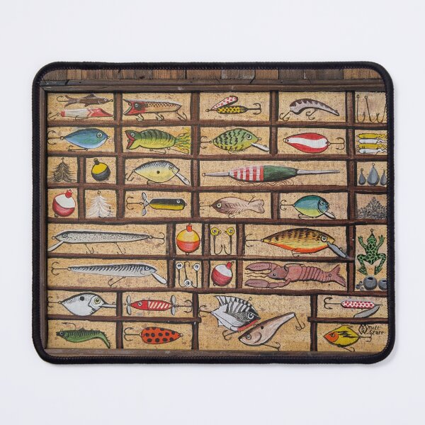 Item preview, Fishing Lures Collection in wooden display case designed and sold by Matt Starr Fine Art .