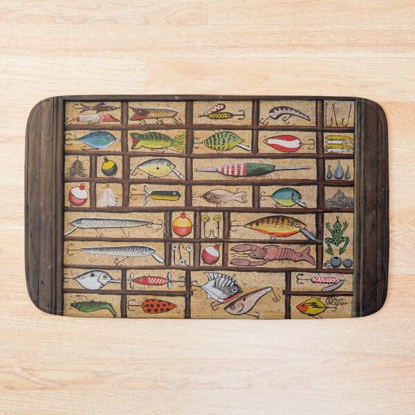 Item preview, Fishing Lures Collection in wooden display case  designed and sold by Matt Starr Fine Art .