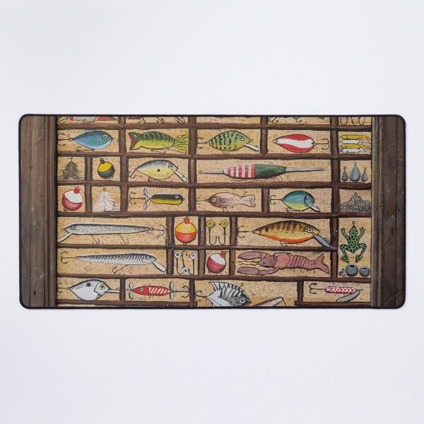 Item preview, Fishing Lures Collection in wooden display case designed and sold by Matt Starr Fine Art .