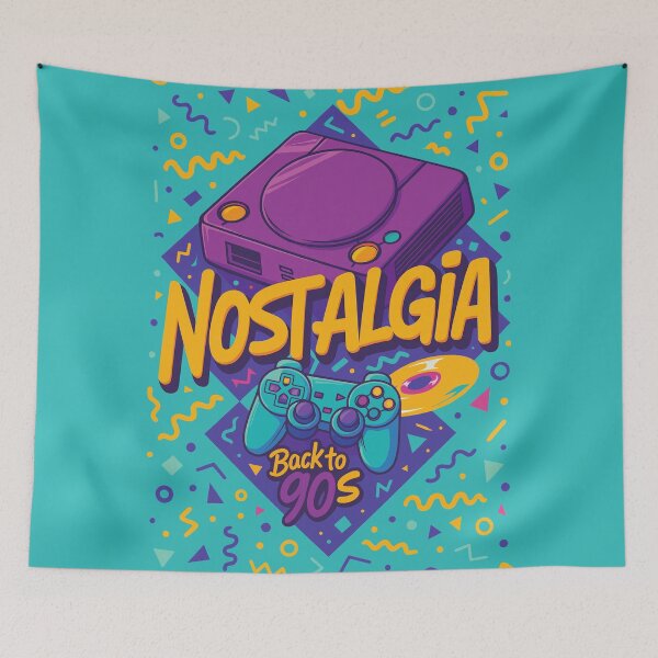 Item preview, Retro Gaming Vibes – Back to the 90s designed and sold by digijob.