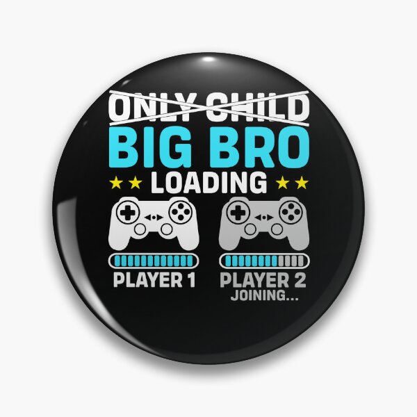 Item preview, Big Bro Loading Gamer Baby Announcement designed and sold by KroghDs.