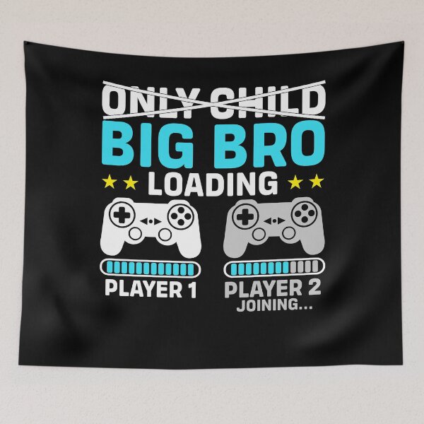 Item preview, Big Bro Loading Gamer Baby Announcement designed and sold by KroghDs.