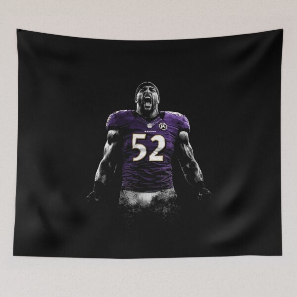 Item preview, Ray Lewis Legendary Roar – Baltimore Ravens Icon in Action designed and sold by TheArtOfCar.