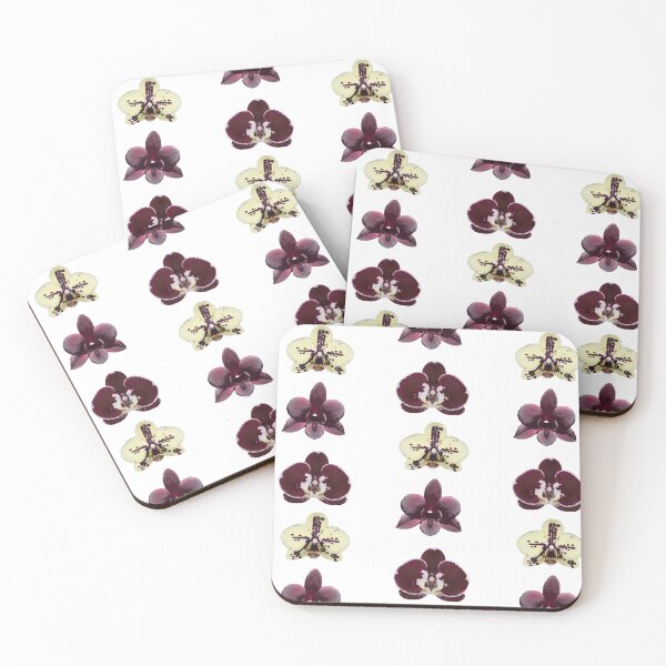 Item preview, orchid flower sticker pack designed and sold by inainart.