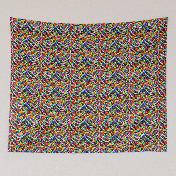 Item preview, Hard Techno Soft Heart Red LED Scrolling Text Pattern designed and sold by RaveNamaste.