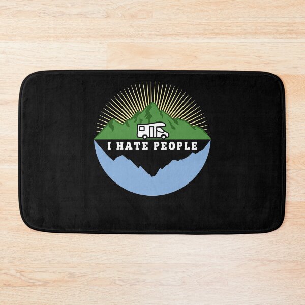 Item preview, I hate people - Camping Nature Solitude designed and sold by Halfstone.
