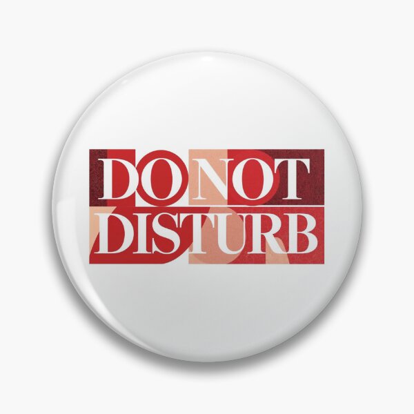 Item preview, Do Not Disturb – Editorial Abstract Design designed and sold by HardPickHQ.