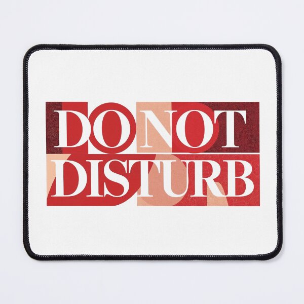 Item preview, Do Not Disturb – Editorial Abstract Design designed and sold by HardPickHQ.