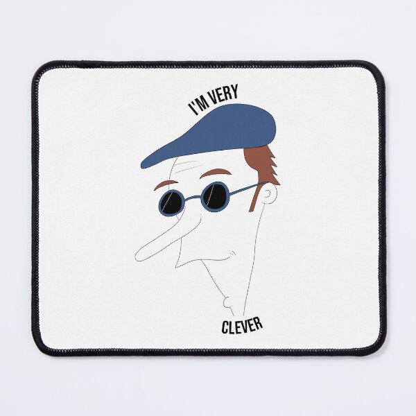 Item preview, I'm very clever man designed and sold by PenandFox.