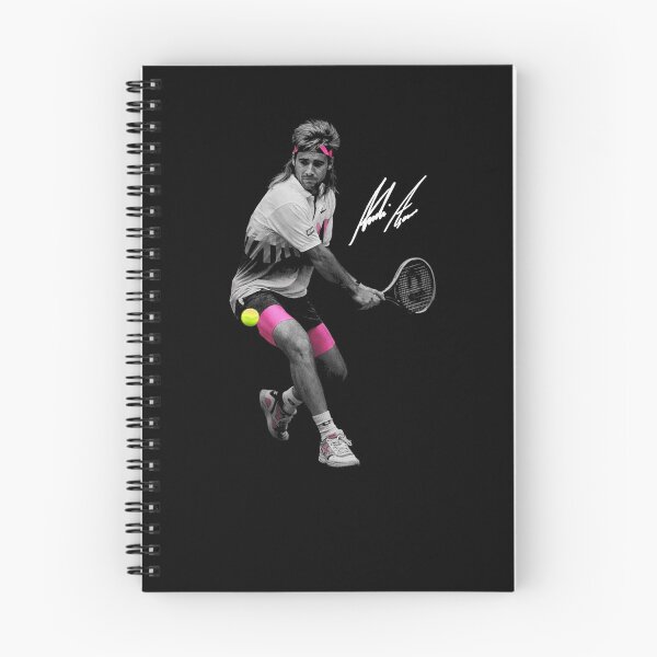 Item preview, Andre Agassi Retro Swagger – Neon Court Style from the Golden Era designed and sold by TheArtOfCar.