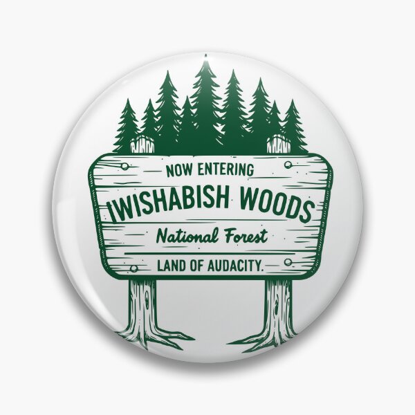 Item preview, Iwishabish Woods Forest Sign Illustration designed and sold by Charaff.