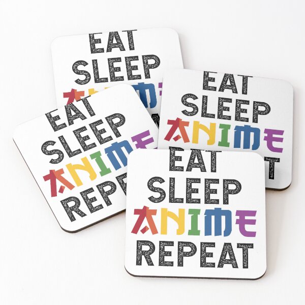 Item preview, Eat Sleep Anime Repeat - Kawaii Manga Gift designed and sold by Halfstone.