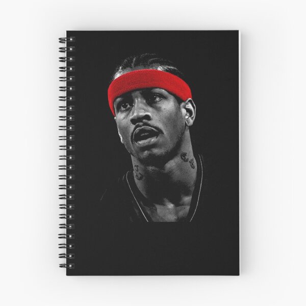 Item preview, Allen Iverson Game Face – Red Headband Era Grit in Monochrome Drama designed and sold by TheArtOfCar.