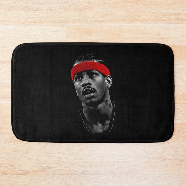 Item preview, Allen Iverson Game Face – Red Headband Era Grit in Monochrome Drama designed and sold by TheArtOfCar.