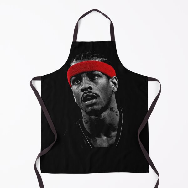 Item preview, Allen Iverson Game Face – Red Headband Era Grit in Monochrome Drama designed and sold by TheArtOfCar.