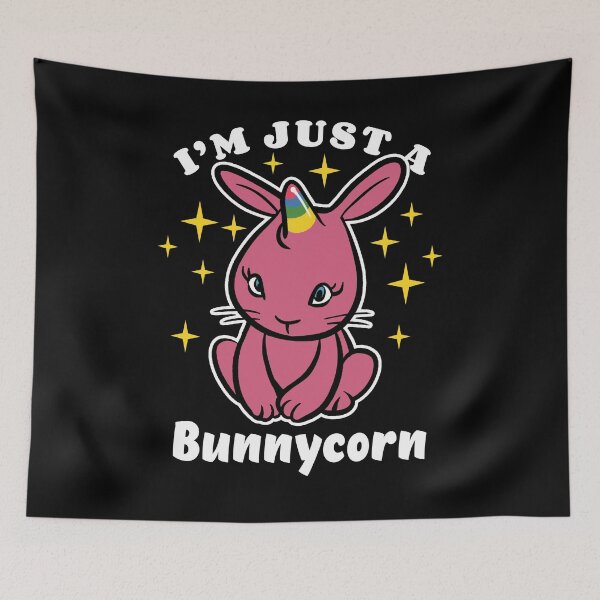 Item preview, I am a Bunnycorn - Unicorn + Rabbit - cute designed and sold by Halfstone.