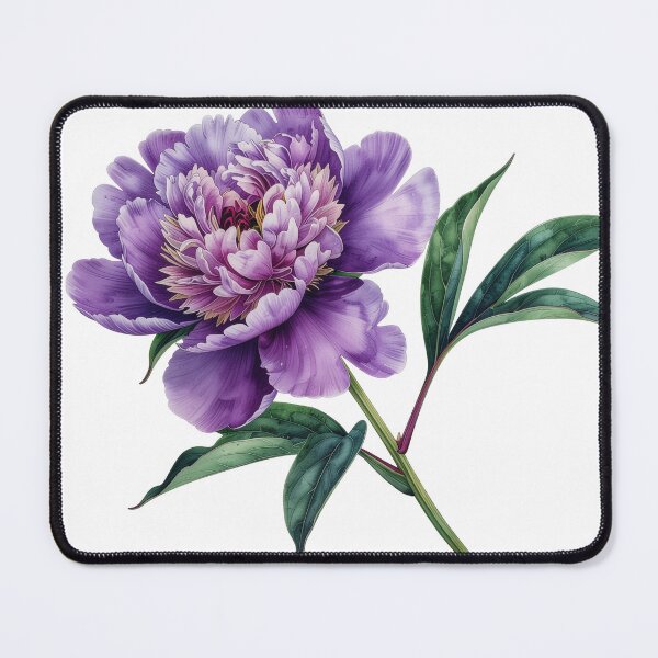 Item preview, Purple Peony Botanical Illustration designed and sold by Rutvain.