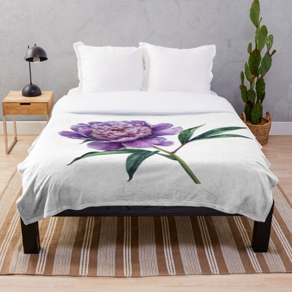 Item preview, Purple Peony Botanical Illustration designed and sold by Rutvain.