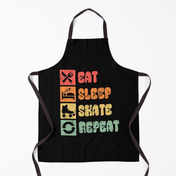 Item preview, Eat Sleep Skate Repeat - Roller Skater Vintage Retro designed and sold by Halfstone.