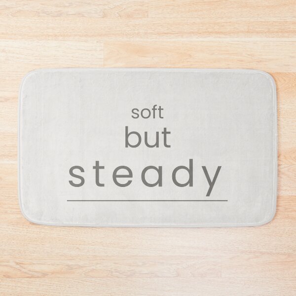 Item preview, Soft But Steady Minimal Typography Design designed and sold by Minimalist Typography.