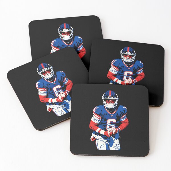 Item preview, Jaxson Dart Pop Art Power – Giants Rising Star in Red, White, and Blue  designed and sold by TheArtOfCar.