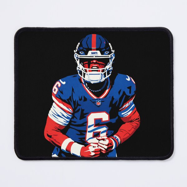 Item preview, Jaxson Dart Pop Art Power – Giants Rising Star in Red, White, and Blue designed and sold by TheArtOfCar.