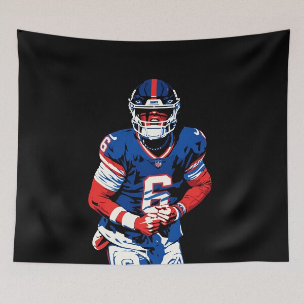 Item preview, Jaxson Dart Pop Art Power – Giants Rising Star in Red, White, and Blue  designed and sold by TheArtOfCar.