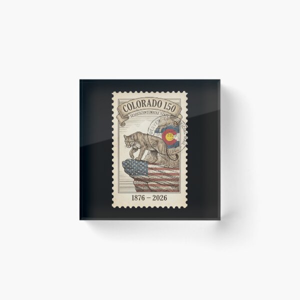Item preview, Colorado Mountain Lion 150th Anniversary - Wildlife Stamp designed and sold by G350.