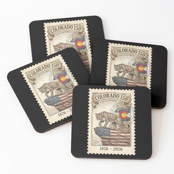 Item preview, Colorado Mountain Lion 150th Anniversary - Wildlife Stamp designed and sold by G350.