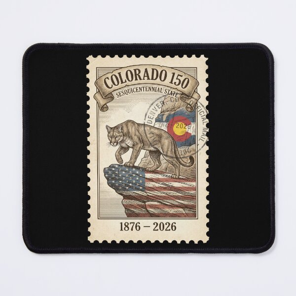 Item preview, Colorado Mountain Lion 150th Anniversary - Wildlife Stamp designed and sold by G350.