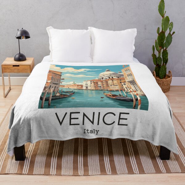 Item preview, A Vintage Travel Illustration of Venice - Italy designed and sold by GoodOldVintage.