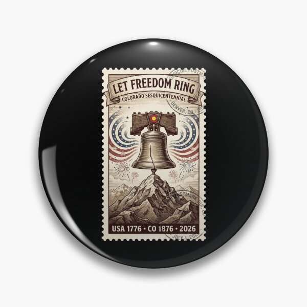 Item preview, Let Freedom Ring Colorado 150 - Liberty Bell Mountain Stamp designed and sold by G350.