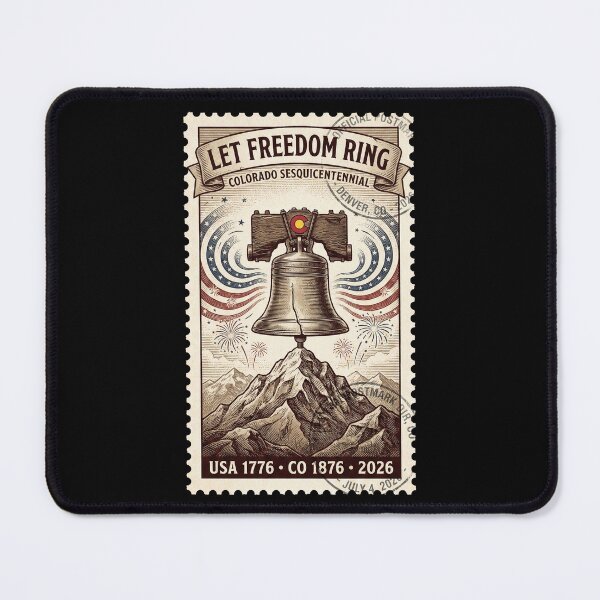 Item preview, Let Freedom Ring Colorado 150 - Liberty Bell Mountain Stamp designed and sold by G350.