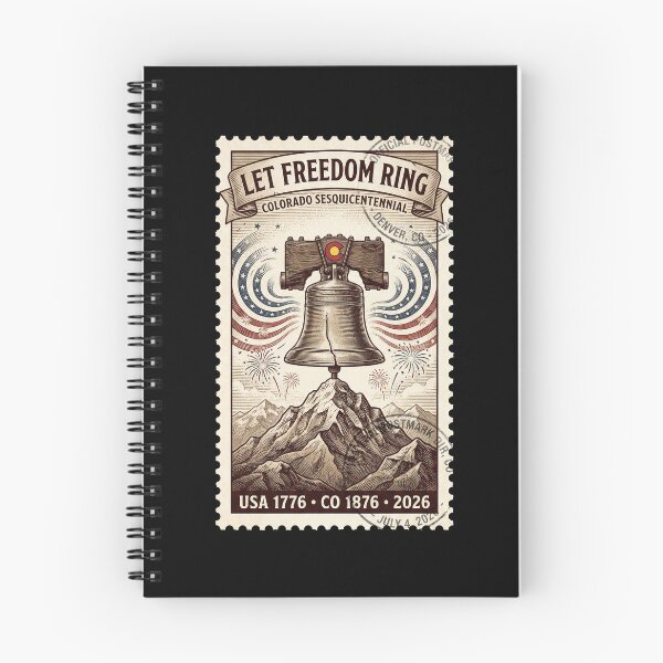 Item preview, Let Freedom Ring Colorado 150 - Liberty Bell Mountain Stamp designed and sold by G350.