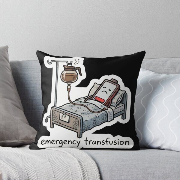 Item preview, Emergency Coffee Transfusion IV Medical Humor designed and sold by simonbluevski.