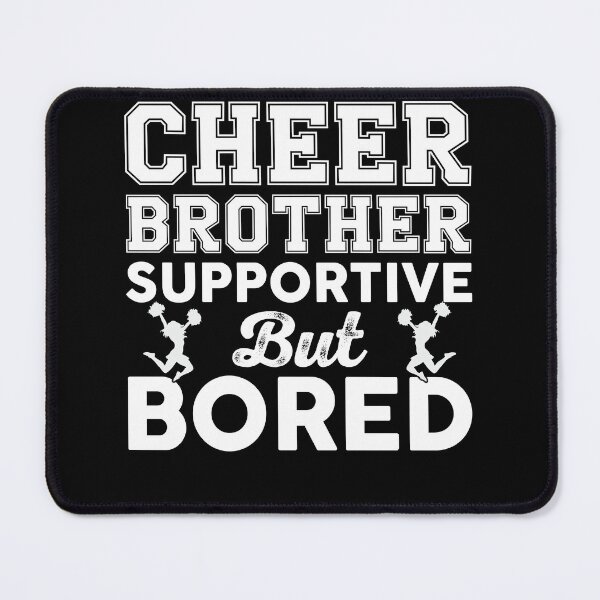 Item preview, Cheer Brother Supportive But Bored designed and sold by KroghDs.